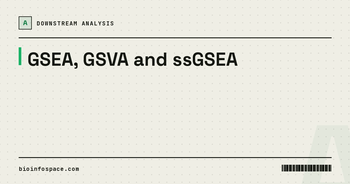 GSEA, GSVA and ssGSEA