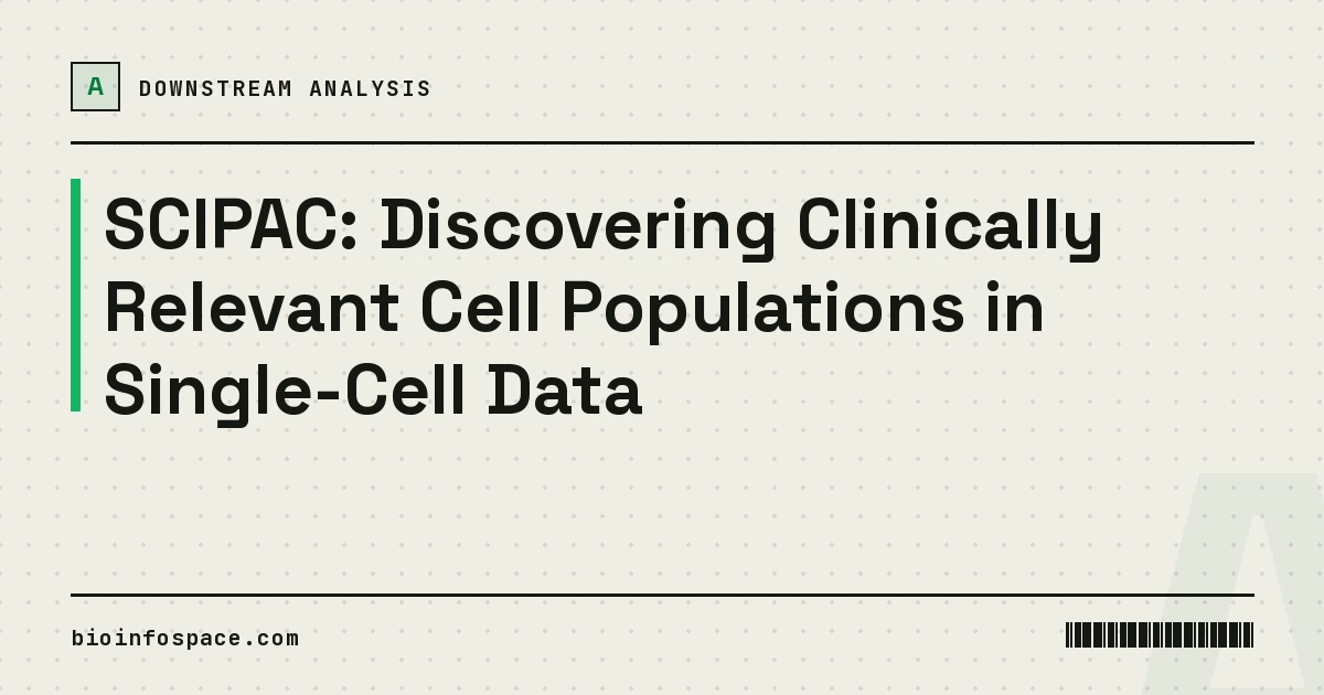 SCIPAC: Discovering Clinically Relevant Cell Populations in Single-Cell Data