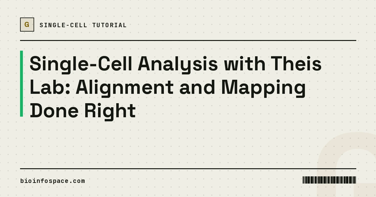 Single-Cell Analysis with Theis Lab: Alignment and Mapping Done Right