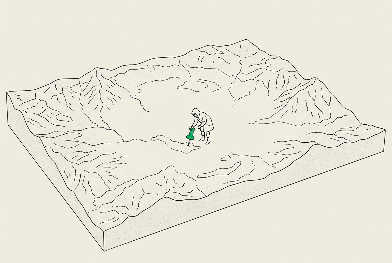 Conceptual illustration: Spatially Resolved Developmental Biology Meets Generative AI—Three New Takes on Where Cells Are and What They Become